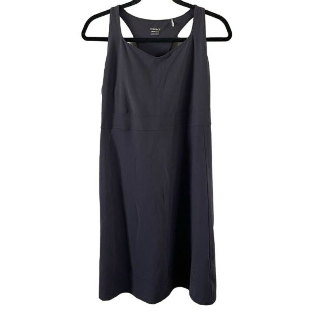 Toad & Co Tech Tomboy Racerback Gray Dress, Sz Medium